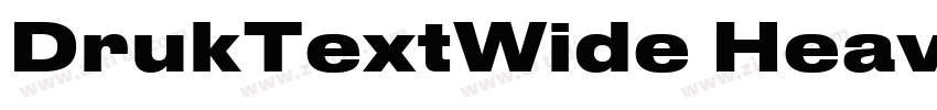 DrukTextWide Heavy字体转换